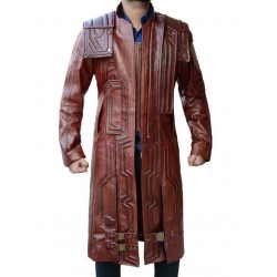 Guardians of Galaxy StarLord Coat - Peter Quill Leather Coat