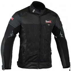 Air-Vent Gear X Motorbike Protective Black Jacket